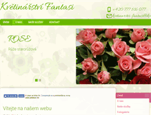 Tablet Screenshot of kvetinarstvi-fantasi.cz